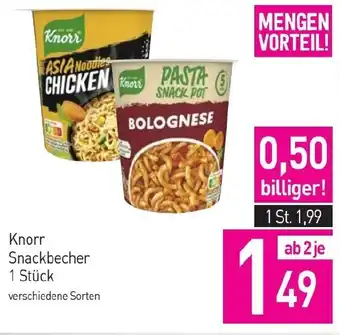 Sutterlüty Knorr Snackbecher Angebot