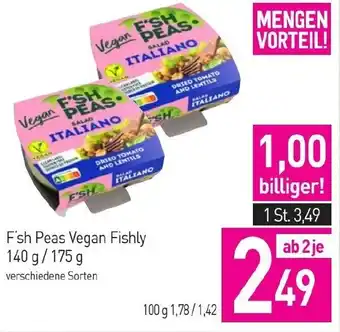 Sutterlüty F'sh Peas Vegan Fishly Angebot