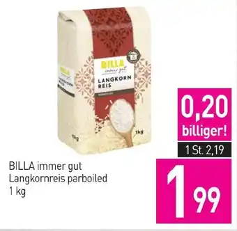 Sutterlüty BILLA immer gut Langkornreis parboiled Angebot