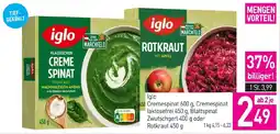 Sutterlüty Cremespinat 600 g, Cremespinat laktosefrei 450 g, Blattspinat Zwutschgerl 400 g oder Rotkraut 450 g Angebot