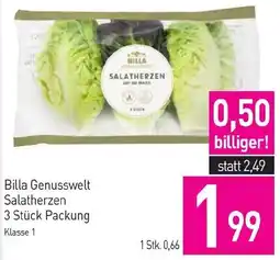 Sutterlüty Billa Genusswelt Salatherzen Angebot