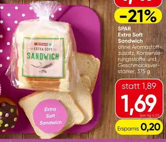 Spar SPAR Extra Soft Sandwich Angebot