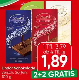 Spar Lindor Schokolade Angebot