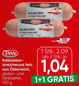 Spar Kalbsleber- streichwurst fein aus Österreich Angebot