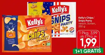 Spar Kelly's Chips/ Snips Party Angebot