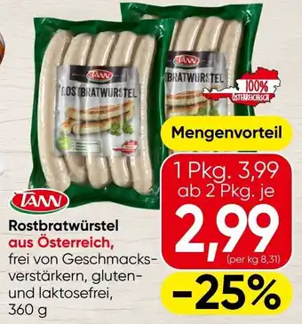 Spar Rostbratwürstel Angebot