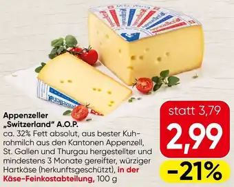 Spar Appenzeller Switzerland A.O.P. Angebot