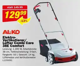 Bauring Elektro- Vertikutierer/ Lüfter Combi Care 38E Comfort Angebot