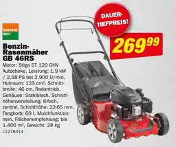 Bauring Benzin- Rasenmäher GB 46RS Angebot