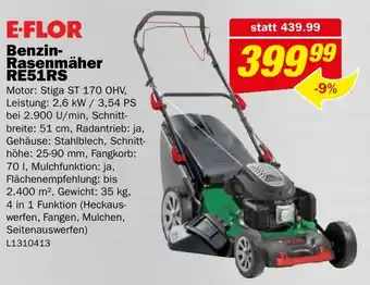 Bauring Benzin- Rasenmäher RE51RS Angebot