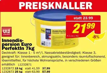 Bauring Innendis- persion Euro Perfektin 7kg Angebot