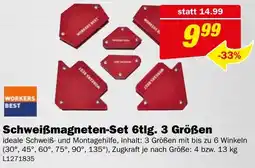 Bauring Schweißmagneten-set 6tlg. 3 größen Angebot