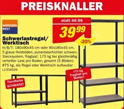 Bauring Schwerlastregal/ werktisch Angebot