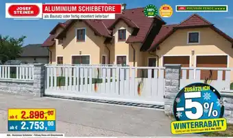 Josef Steiner Aluminium schiebetore Angebot