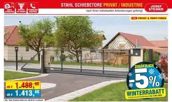 Josef Steiner Stahl schiebetore privat / industrie Angebot