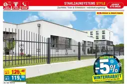 Josef Steiner Stahlzaunsysteme style Angebot