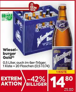 Billa Wiesel- burger Gold Angebot