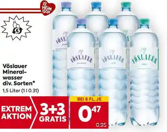 Billa Vöslauer Mineral- wasser Angebot