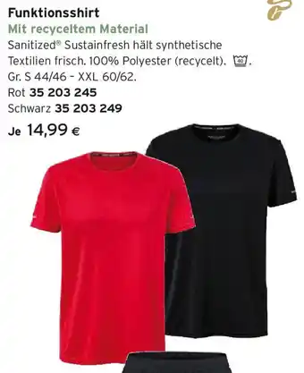 Tchibo Eduscho Funktionsshirt Angebot