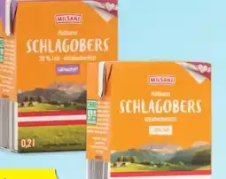 Hofer Milsani Schlagobers Angebot