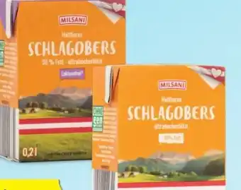 Hofer Milsani Schlagobers Angebot