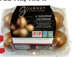 Hofer Gourmet Finest Cuisine Gefärbte Ostereier Gold Angebot