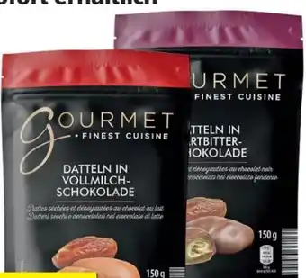 Hofer Gourmet Finest Cuisine Schokolierte Datteln Angebot