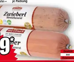 Norma Messner Streichwurst Angebot