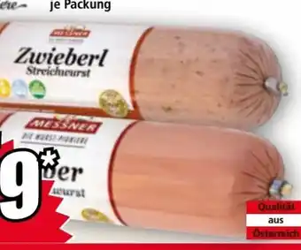 Norma Messner Streichwurst Angebot