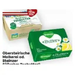 Billa od. Stainzer Süßrahm Teebutter BILLA Angebot