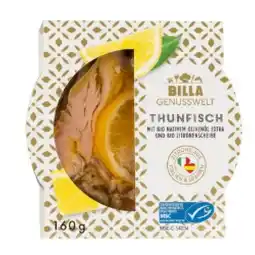 Billa Thunfisch mit Bio-Olivenöl & -Zitrone, MSC BILLA Angebot