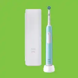 0815 Braun Elek. Zahnbürste Oral-B Pro 1 Cross Action Caribbean Blue Angebot