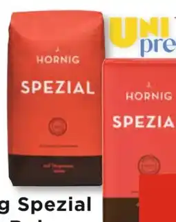 Unimarkt J. Hornig Kaffee Spezial Angebot