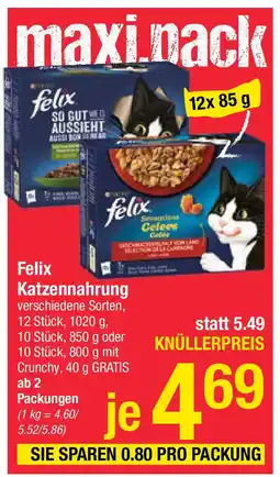 Maximarkt Felix Katzennahrung Angebot