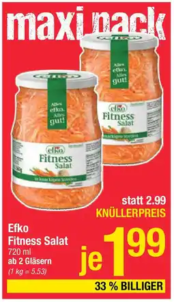 Maximarkt Efko Fitness Salat Angebot