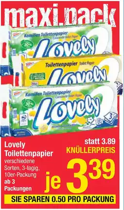 Maximarkt Lovely Toilettenpapier Angebot