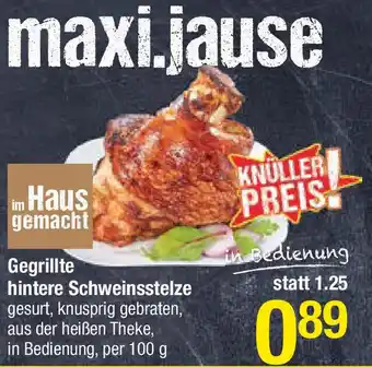 Maximarkt Gegrillte hintere Schweinsstelze Angebot