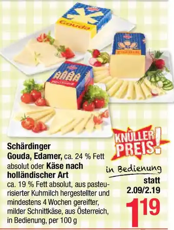 Maximarkt Schärdinger Gouda, Edamer Angebot