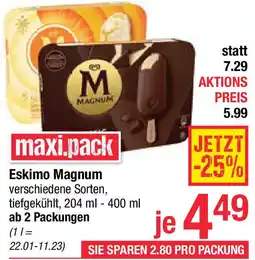 Maximarkt Eskimo Magnum Angebot