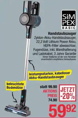 Maximarkt Handstaubsauger Angebot