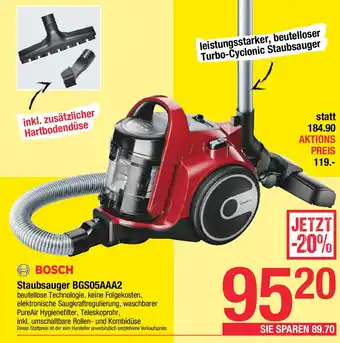 Maximarkt Staubsauger BGS05AAA2 Angebot