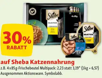Fressnapf auf Sheba Katzennahrung Angebot