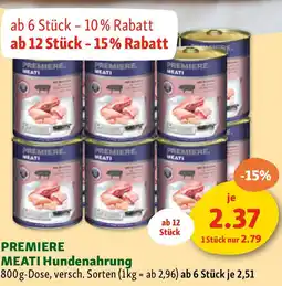 Fressnapf Premiere meati hundenahrung Angebot
