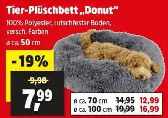 Thomas Philipps Tier-Plüschbett,,Donut Angebot