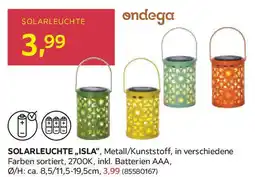 Möbelix Solarleuchte,,isla Angebot