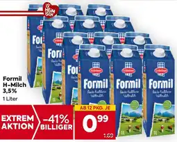 Billa Formil H-Milch 3,5% Angebot