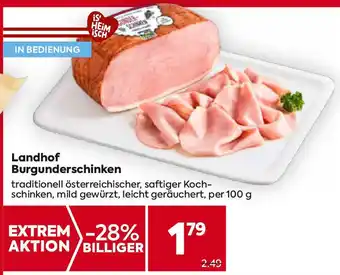 Billa Burgunderschinken Angebot