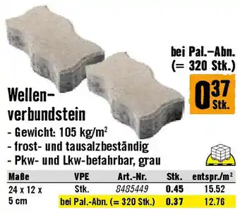 Hornbach Wellen- verbundstein Angebot