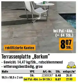 Hornbach Terrassenplatte „Borkum Angebot