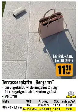 Hornbach Terrassenplatte „Bergamo Angebot